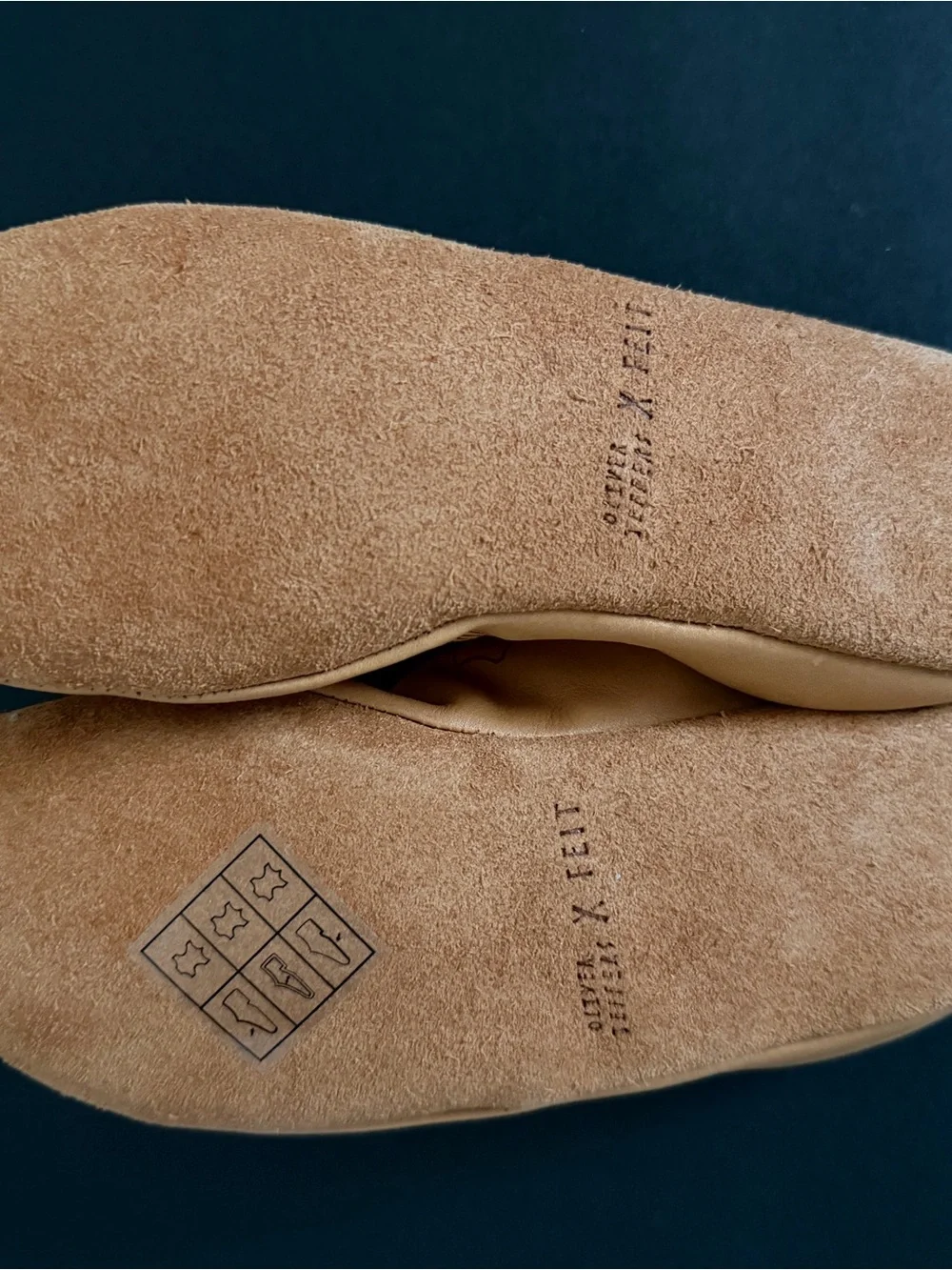 Oliver Jeffers x FEIT Slippers Kids Leather Size Eu 33